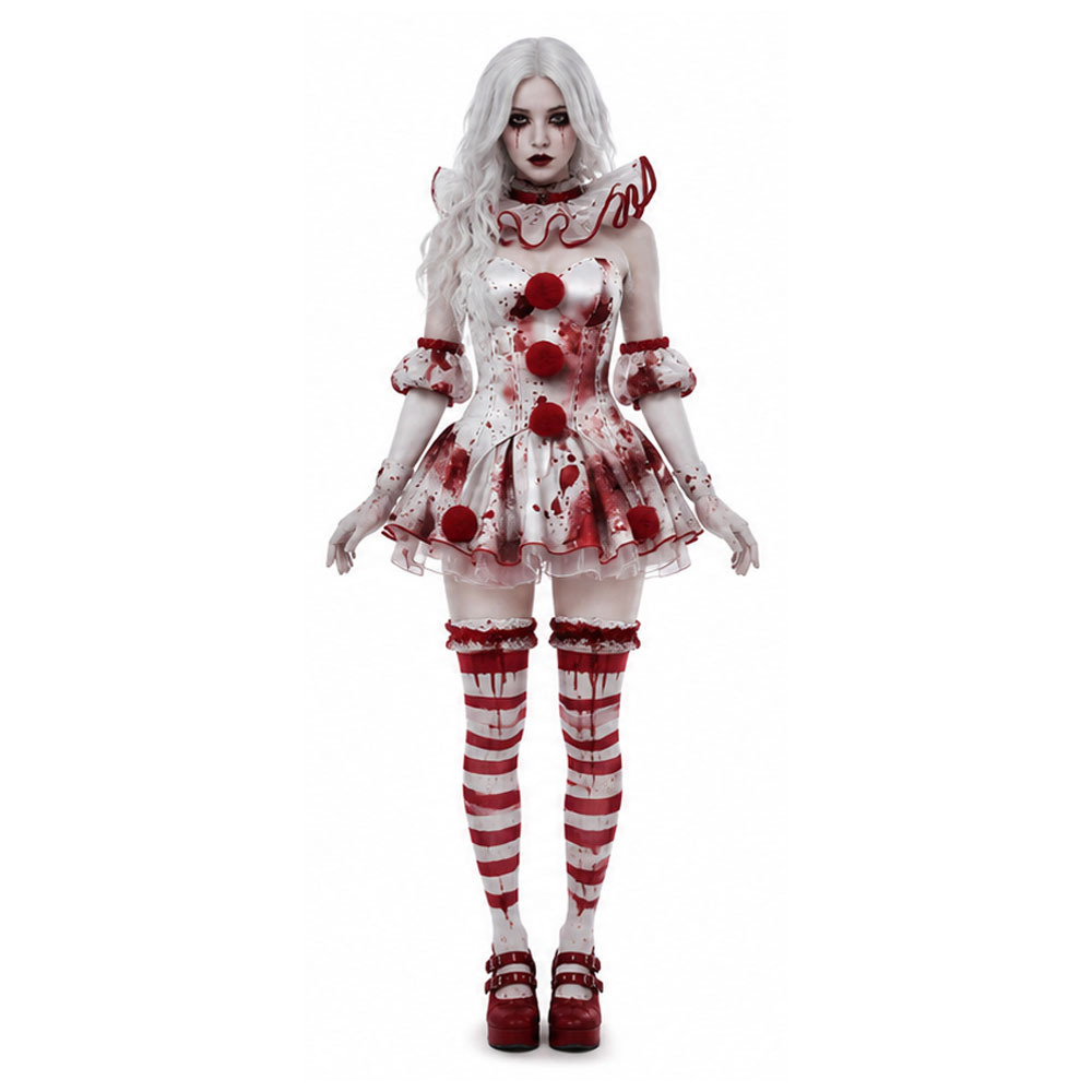 Halloween Costume Kids - Nieuw Halloween Cosplay Kostuum Donker Clownmeisje