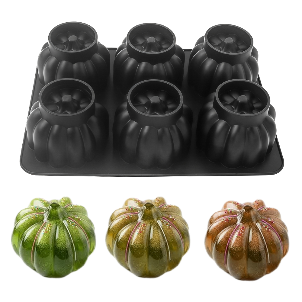 Pumpkin Lantern Halloween - 2/6-cellige Halloween pompoen chocolade mal snoep