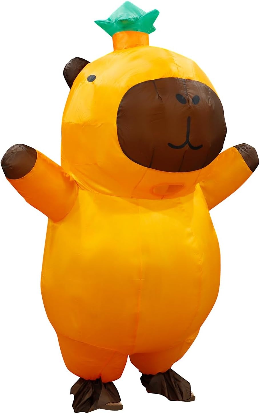 Halloween Costume Adult - Opblaasbaar capybara-kostuum voor volwassenen, grappige opblaasbare