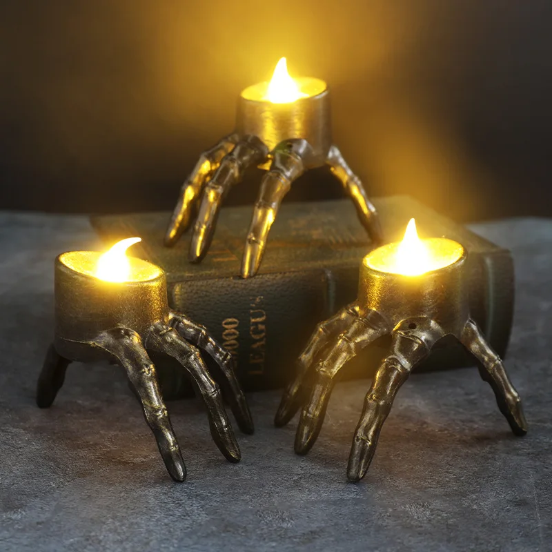 Halloween Skeleton Decoration - Halloween Breken De Arm Schedel LED