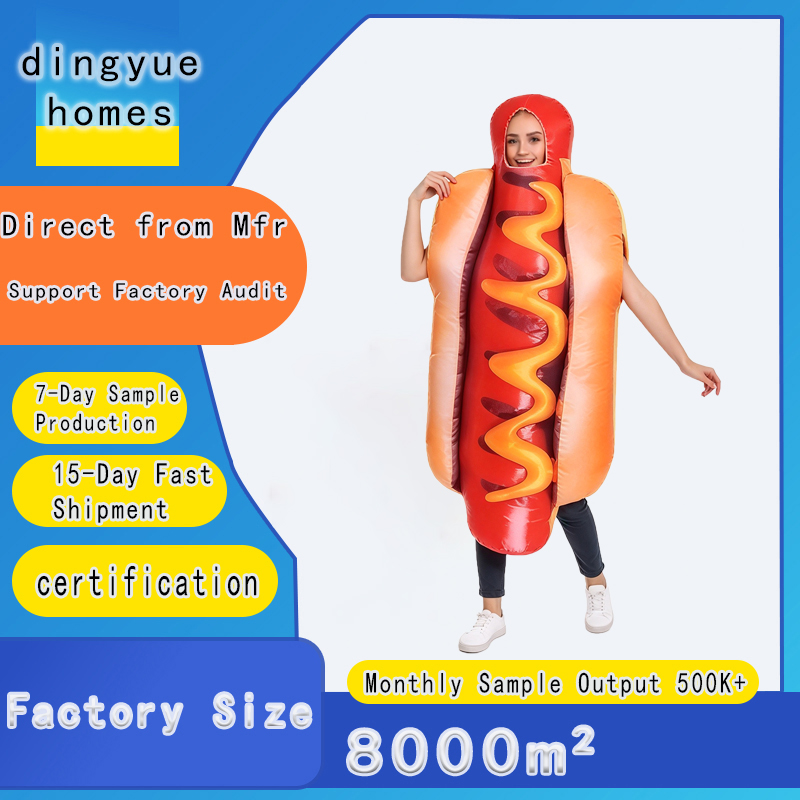 Halloween Costume Adult - Hotdogkostuum voor volwassenen, grappig kostuum voor