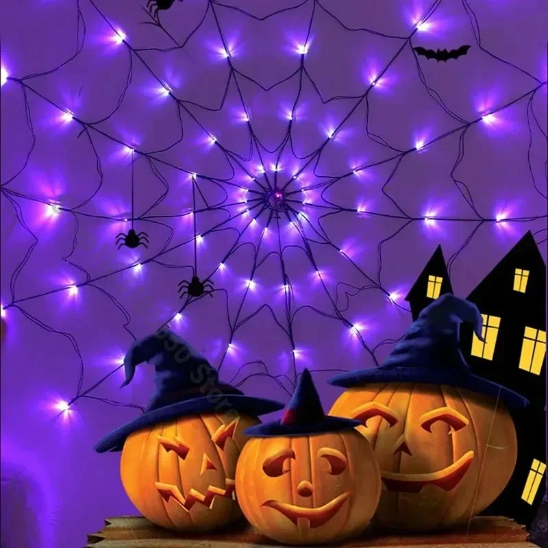 Halloween Spider Web Lichtslin - Spider Web Halloween Decoration recensie en prijs