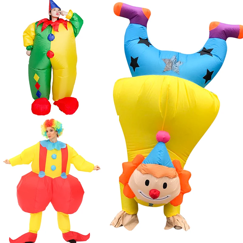 Opblaasbaar clownkostuum voor  - Halloween Costume Adult recensie en prijs