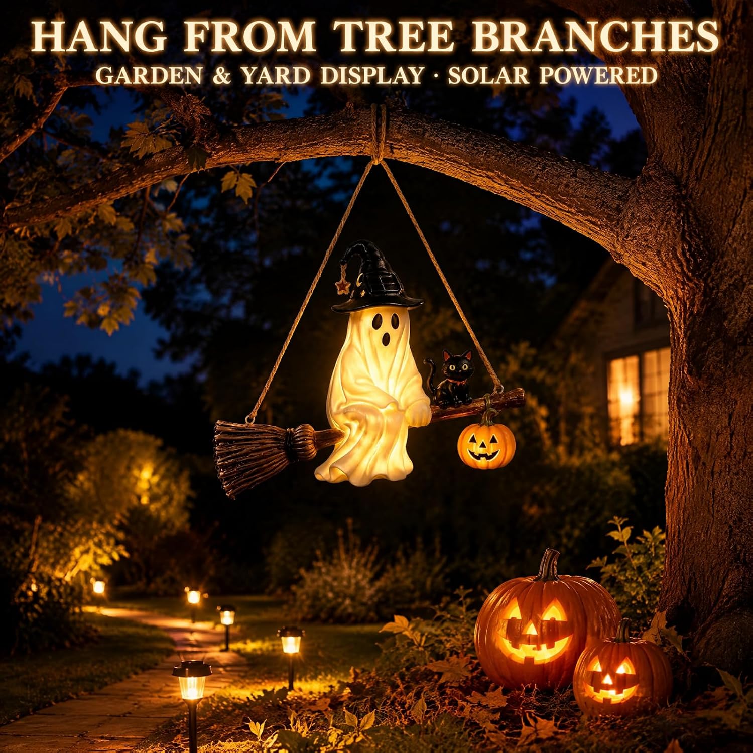 Solar Ghost Kroonluchter Hallo - Pumpkin Lantern Halloween recensie en prijs