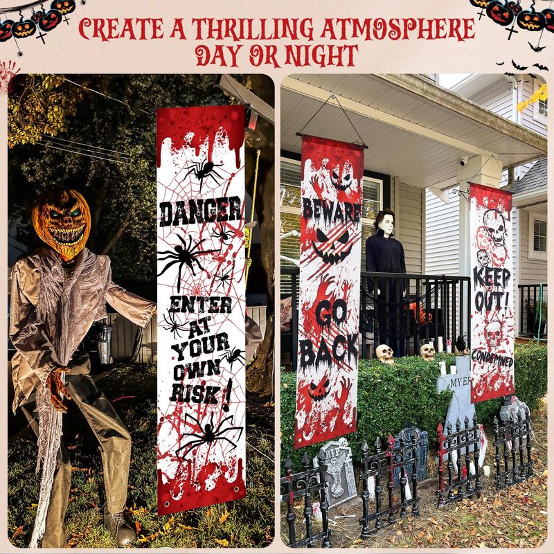 VIKAMA Halloween Deurhoes voor - Halloween Skeleton Decoration recensie en prijs
