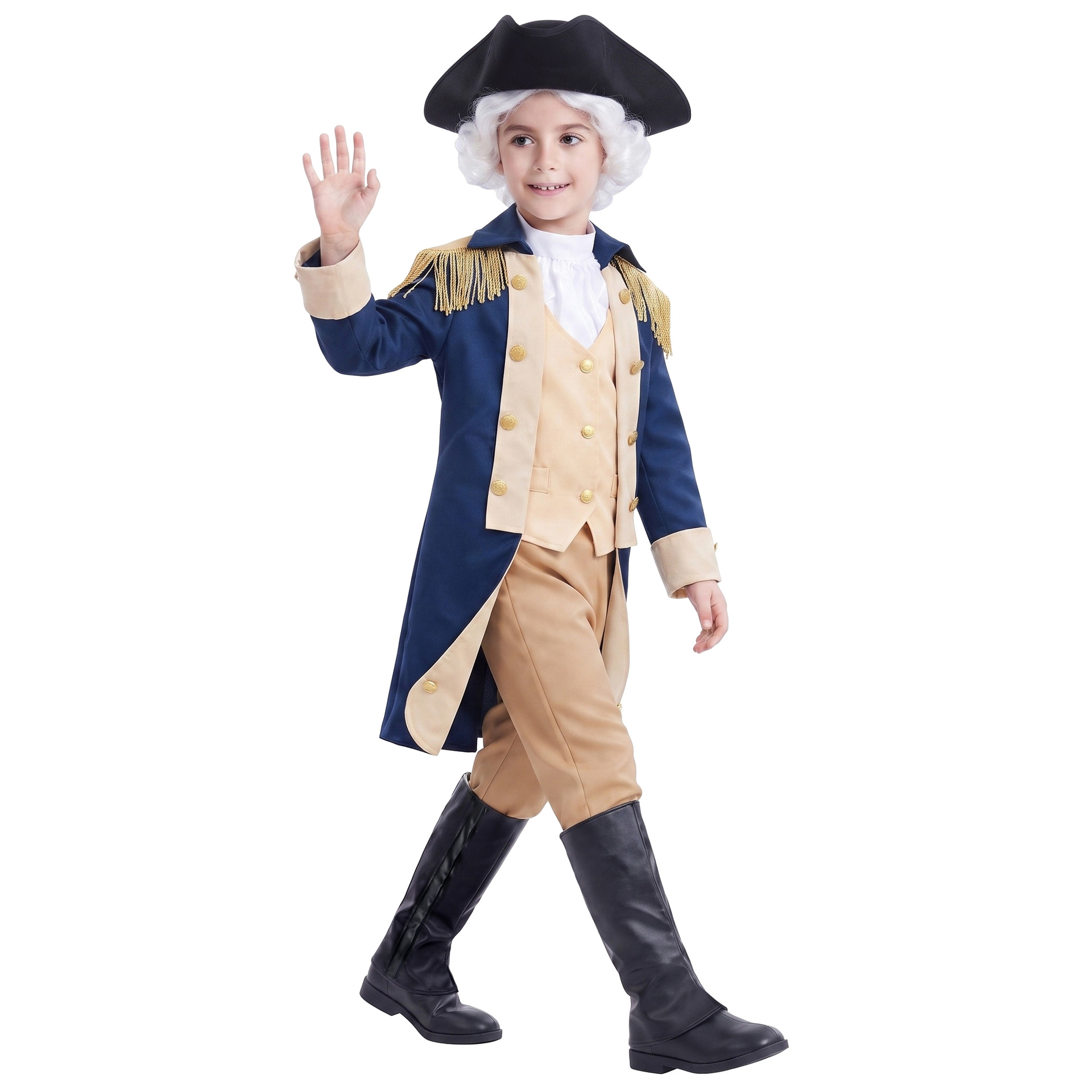 Kinderen koloniale George Wash - Halloween Costume Kids recensie en prijs