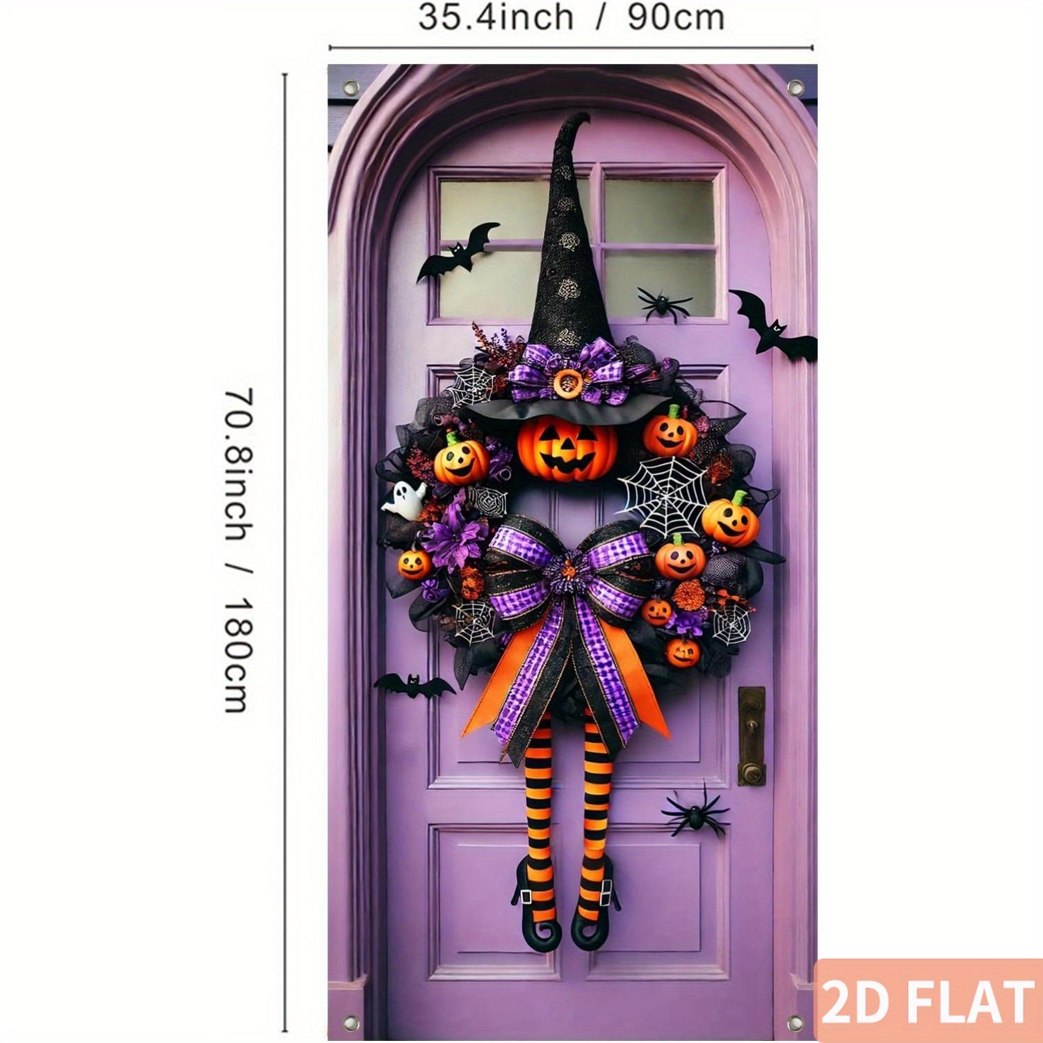 Halloween heksenkrans deurdeco - Spider Web Halloween Decoration recensie en prijs