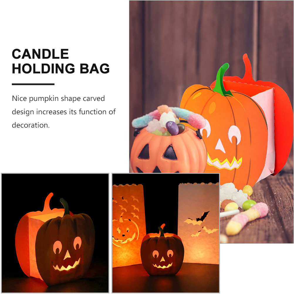 12 stuks decoratieve zakken in - Pumpkin Lantern Halloween recensie en prijs