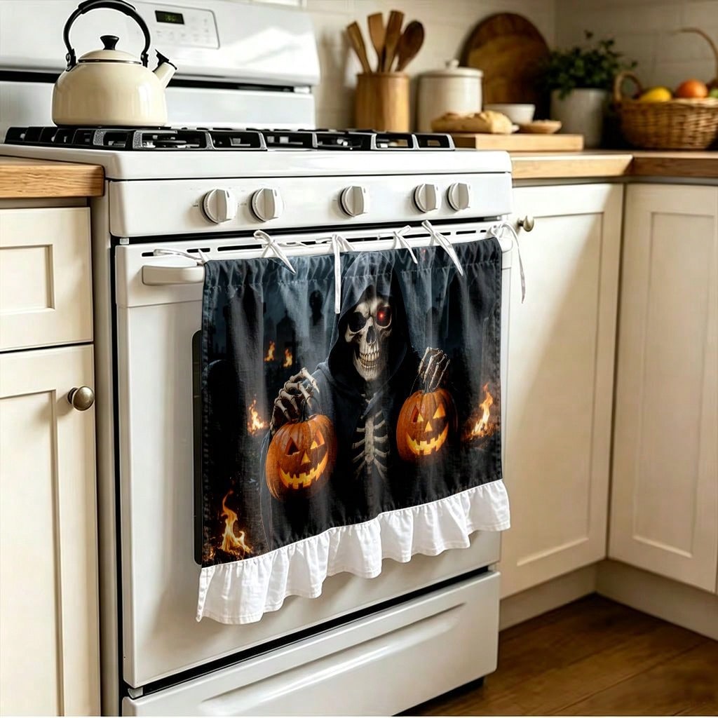 1 Stuks Keukenkachelgordijn Ka - Pumpkin Lantern Halloween recensie en prijs