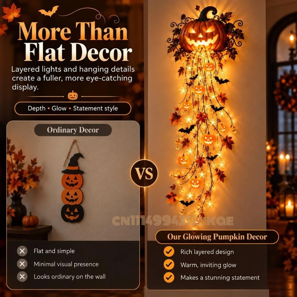 Elegante Halloween-wandlampenc - Halloween Led String Lights Orange recensie en prijs