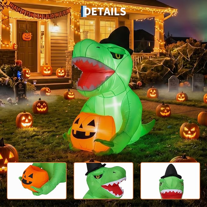 135cm Halloween opblaasbare bu - Halloween Pumpkin Decor Led recensie en prijs