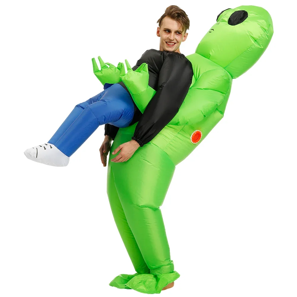 Mannen Vrouwen Grappige Alien  - Halloween Costume Adult recensie en prijs