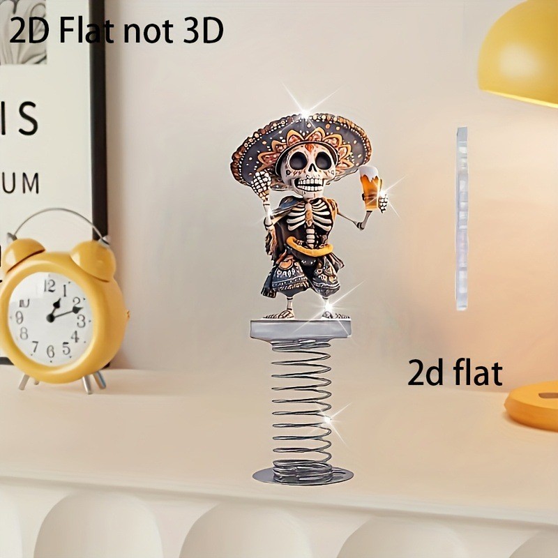 Halloween 2D Acryl Swingende S - Halloween Skeleton Decoration recensie en prijs