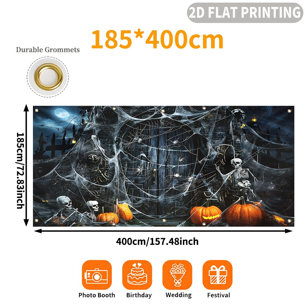 1 stuk 2D platte Halloween-fee - Spider Web Halloween Decoration recensie en prijs