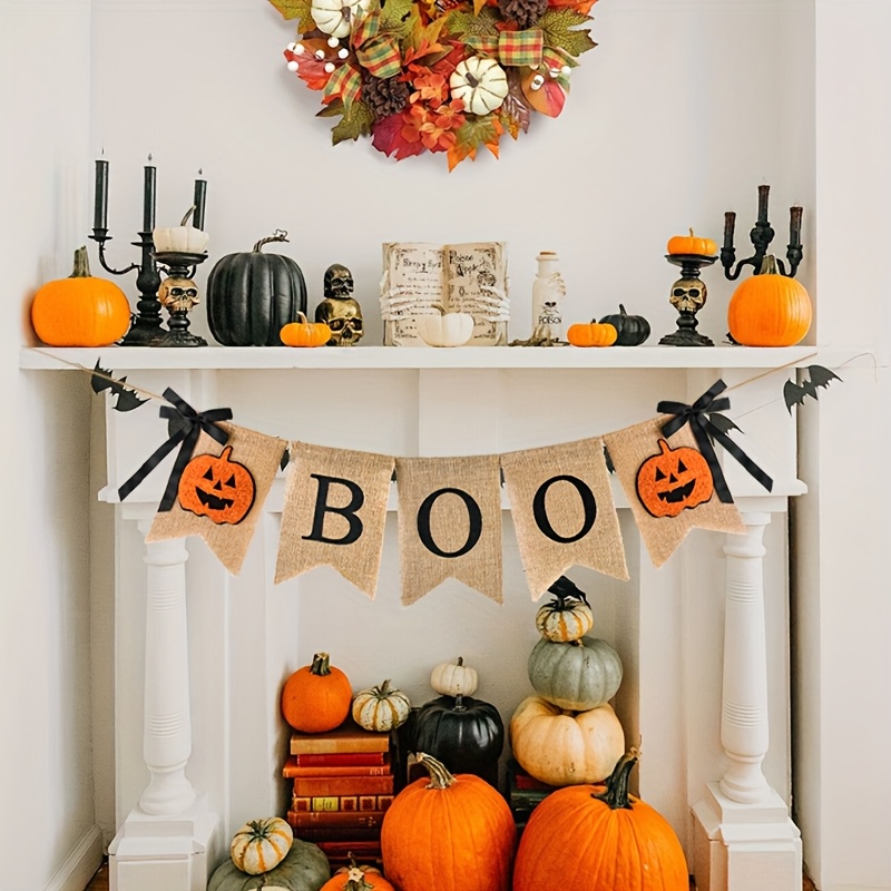1 set rustieke Halloween-banne - Pumpkin Lantern Halloween recensie en prijs