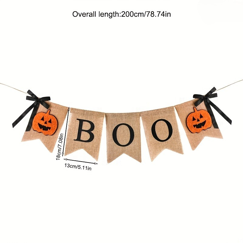 1 set rustieke Halloween-banne - Pumpkin Lantern Halloween recensie en prijs