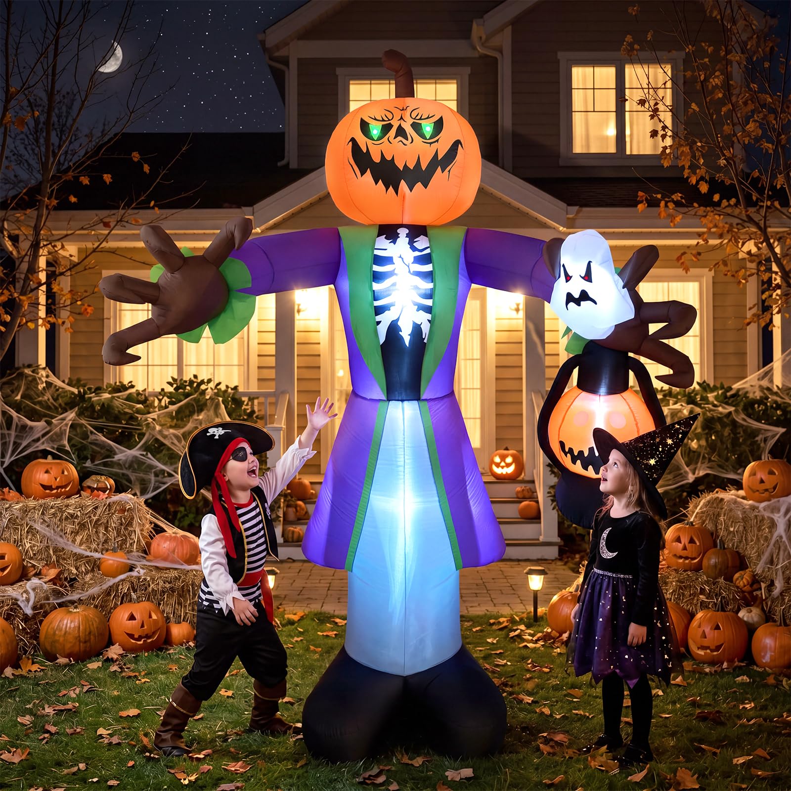8ft opblaasbare Halloween-pomp - Pumpkin Lantern Halloween recensie en prijs
